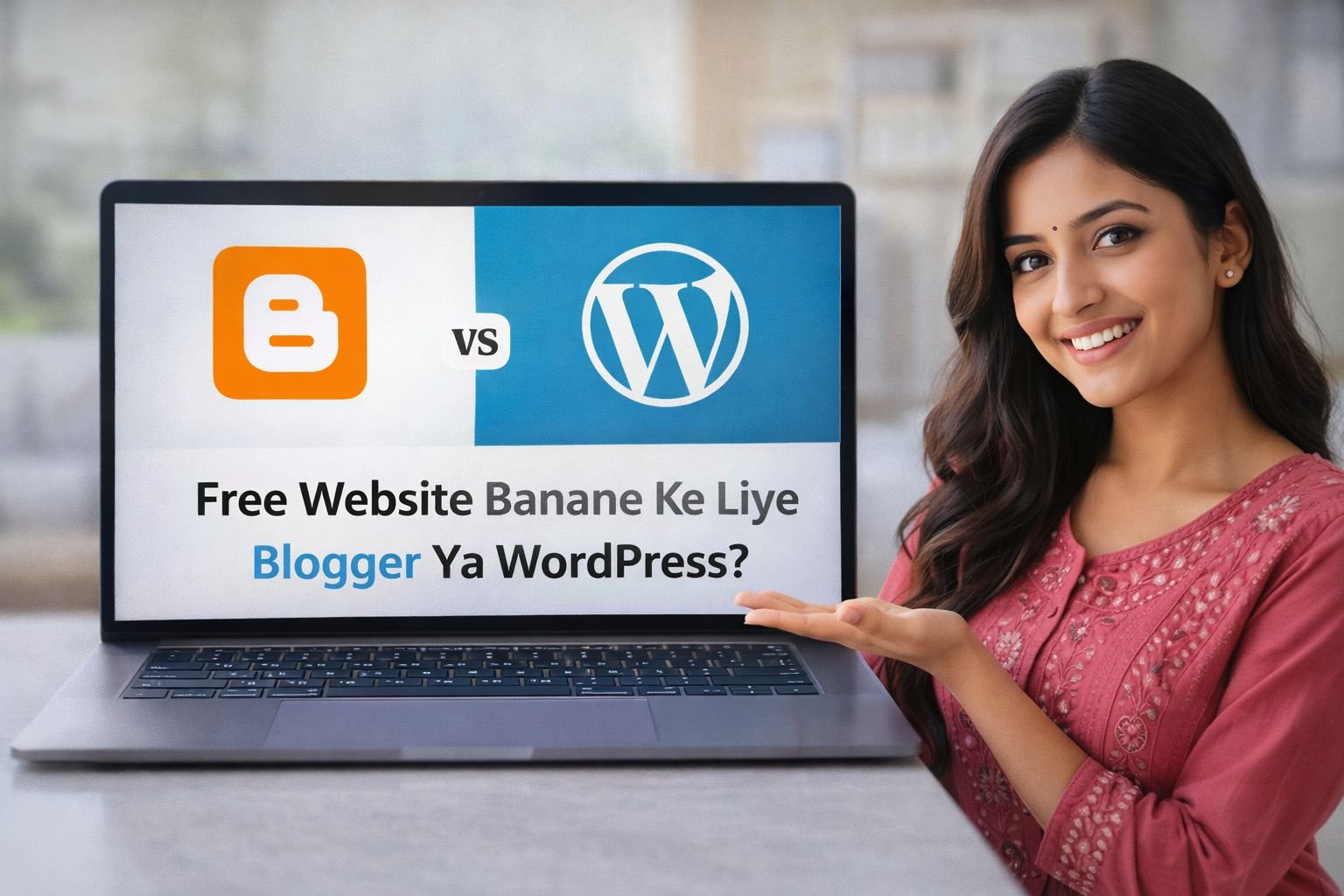 Free Website Banane Ke Liye Blogger Ya WordPress